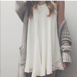 Tunic Slip with Lace Panels