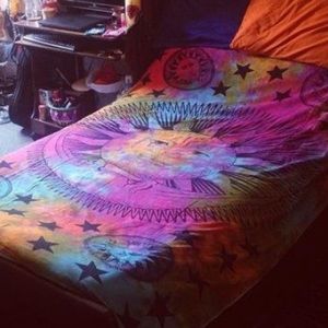 Tapestry - Twin Tie-dye Sun & Moon