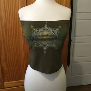 Olive Large Tube Top