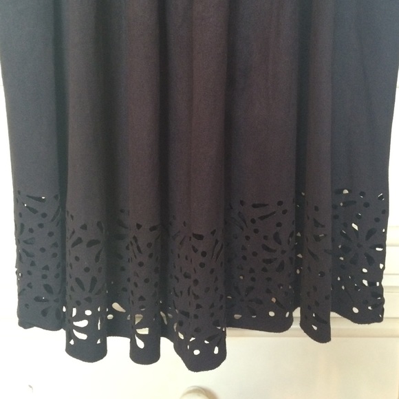 MinkPink paper doll faux suede dress - Picture 2 of 4