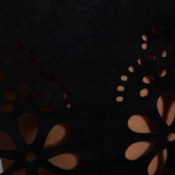 MinkPink paper doll faux suede dress - Picture 4 of 4