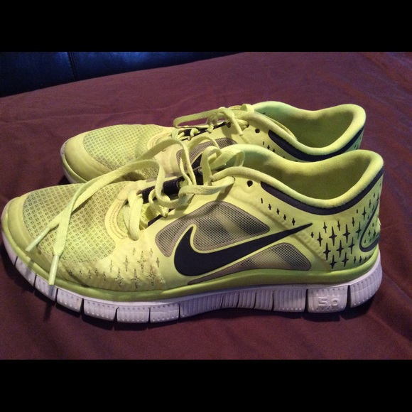 Neon yellow Nike