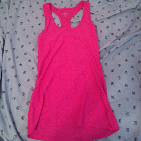 Pink workout top