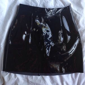 Vinyl Mini Skirt