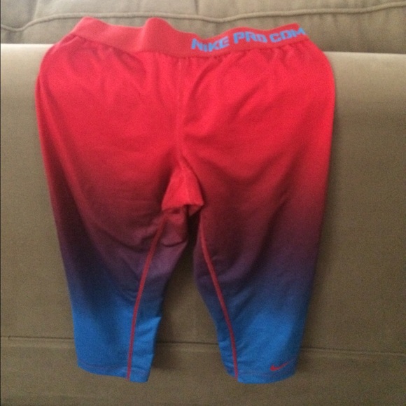 ANYONE ISO? Red blue ombre Nike pro leggings