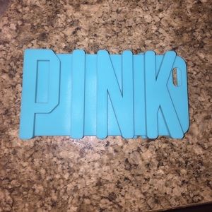 Iphone 6 Pink Case (Blue)