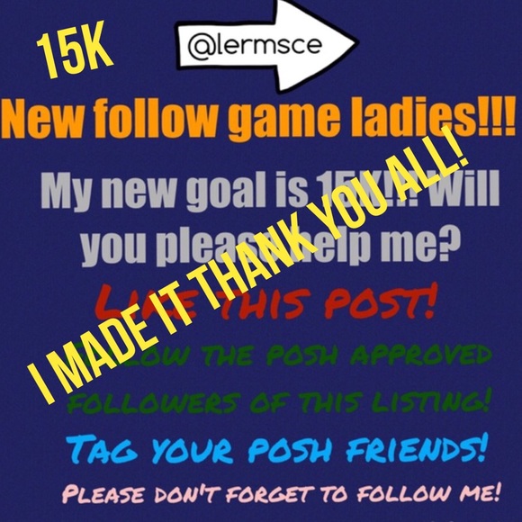 Fifteen Thousand Followers! ME! Thanks to YOU!