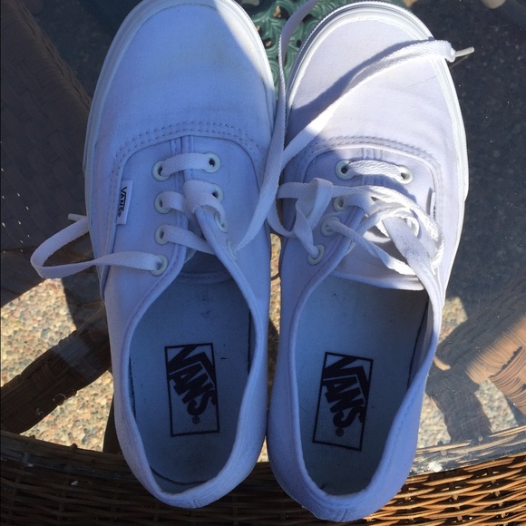 Plain white vans