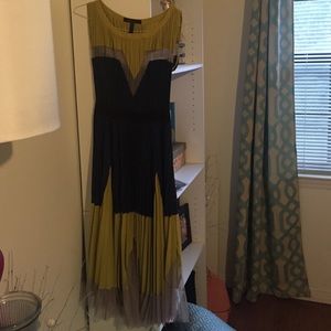 Paneled BCBG MaxAzria Dress
