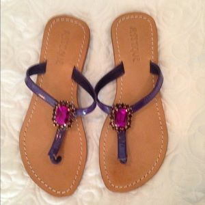 Mystique jeweled sandal sz 9
