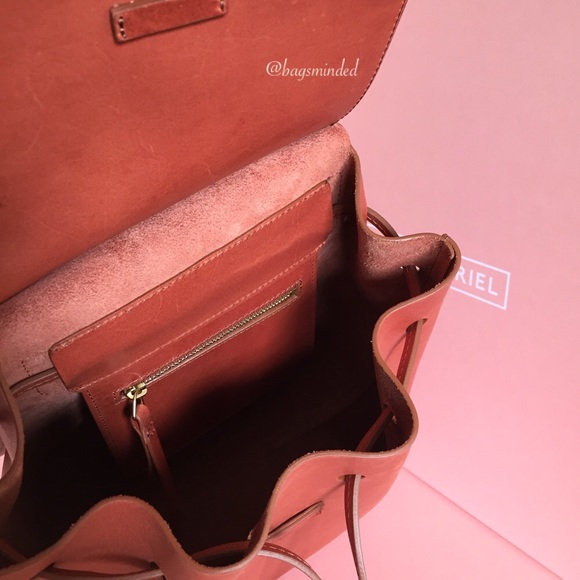 Mansur Gavriel Mini Backpack Brandy - Raw main image 4