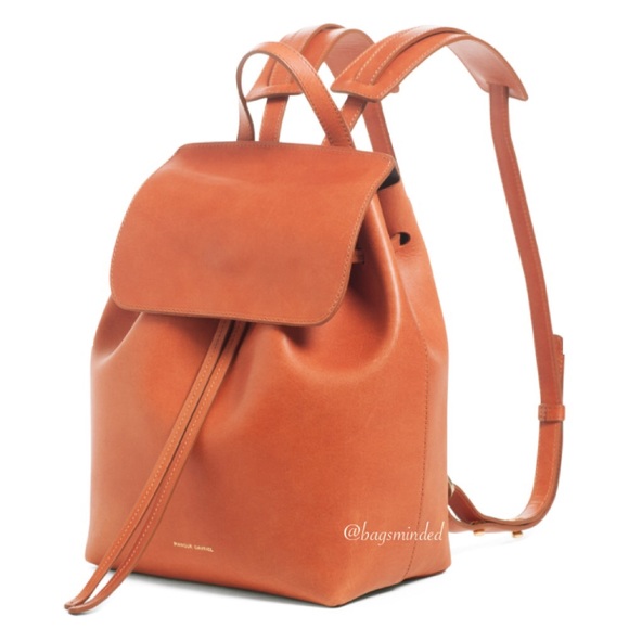 Mansur Gavriel Mini Backpack Brandy - Raw