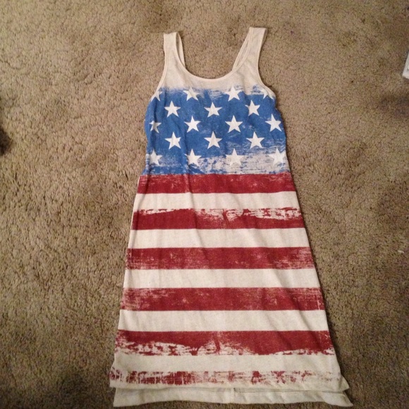 American flag print dress!