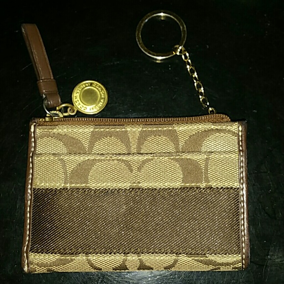 Small Coach coin wallet.