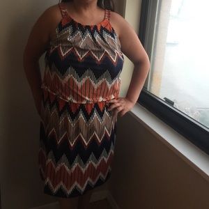 Chevron Print dress