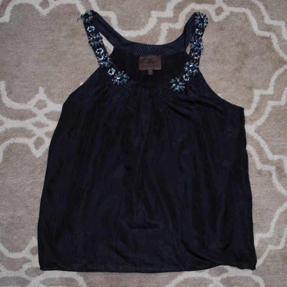 Claudia Guti Italy Beaded Top - Picture 1 of 1