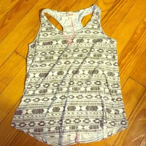 Racer back tank top