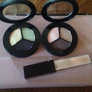 Smashbox eyeshadow trios and lip gloss
