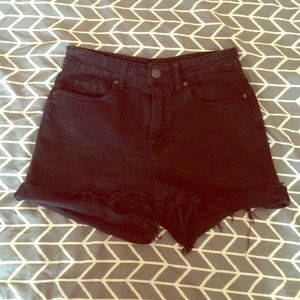 Distressed high rise BDG shorts