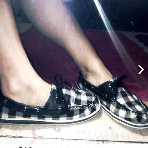 Checkered shoes!