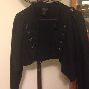Torrid Cropped Military Jacket