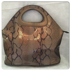 Snake Print Handbag NWOT