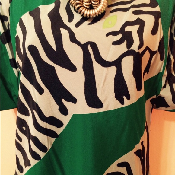 Gorgeous Silk DVF Animal Print Dress - Picture 3 of 4