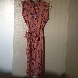 Lux Anthropologie floral dress