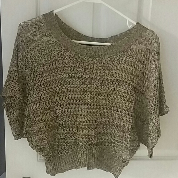 Brown crop top