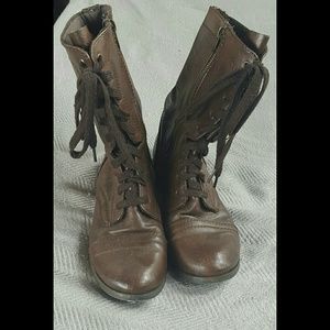 Brown Leather Ankle Boots