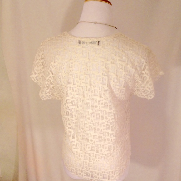 NWOT💫 J. Patterson Lace Top, Medium - Picture 3 of 4
