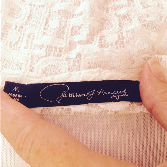 NWOT💫 J. Patterson Lace Top, Medium - Picture 4 of 4