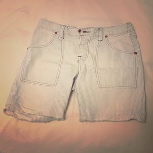 Nsf Jean pinstriped shorts size 26