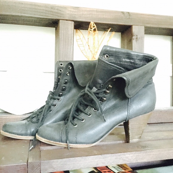 ‼️SOLD‼️JEFFREY CAMPBELL lace up booties size 7.5 - Picture 3 of 4