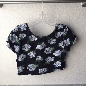 F21 Flower Crop Top