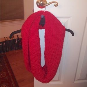 Bright Red Scarf