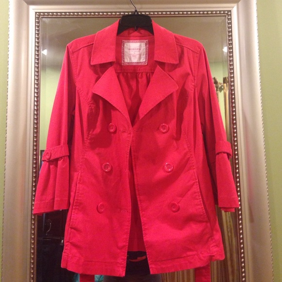 Orange red jacket