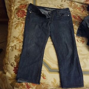 American Eagle Artisan Crop Stretch Denim