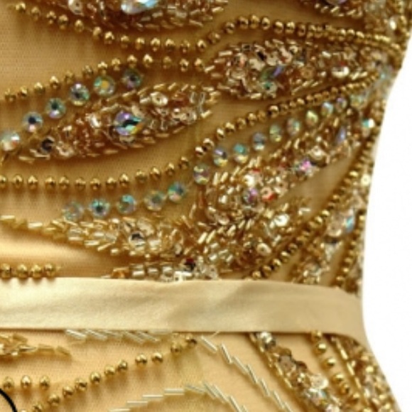 New AG studio dress in gold - Picture 4 of 4