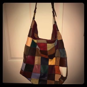 Lucky Brand Vintage Inspired Patchwork Purse