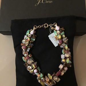 Gem Cluster Choker Necklace.