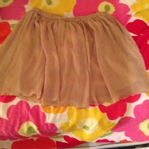 Tan skirt