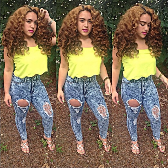 Vibrant M.i.U Denim - High waist jeans