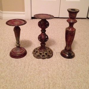 Candle holder set