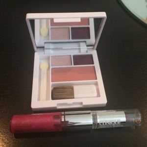NEW Clinique eyeshadow, blush & lip gloss/lipstick