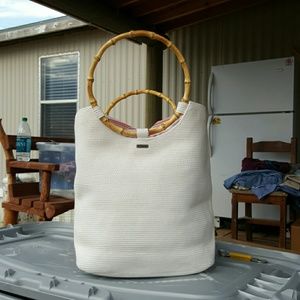 COLUMBIA WHITE TOTE