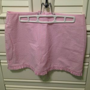 Pink Pinstripe Lilly Pulitzer skirt