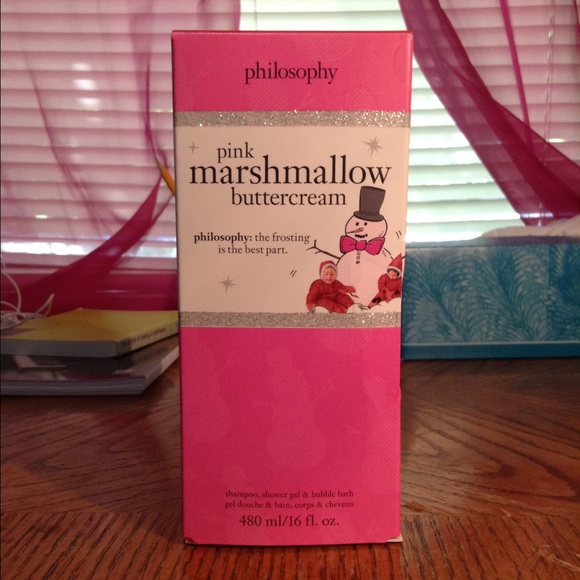 Philosophy pink marshmallow buttercream
