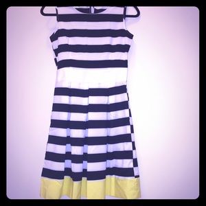 Scoop neck pleated tennis dress