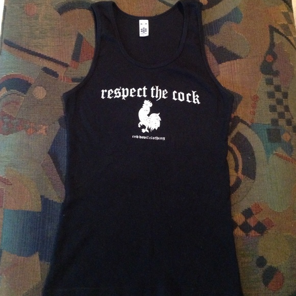 Black tank top